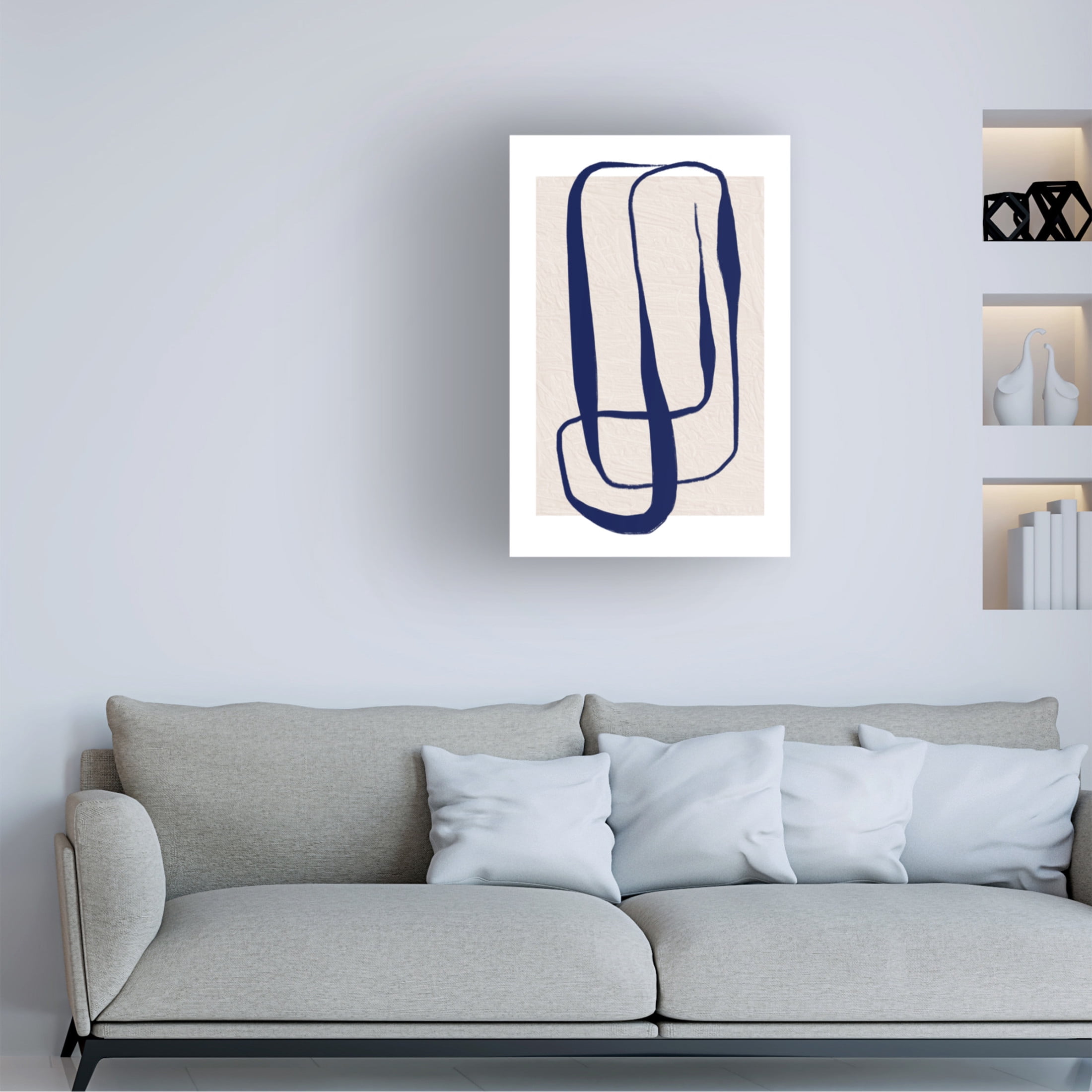 Trademark Fine Art Sally Ann Moss Feeling of Patience 3 Canvas Wall Art