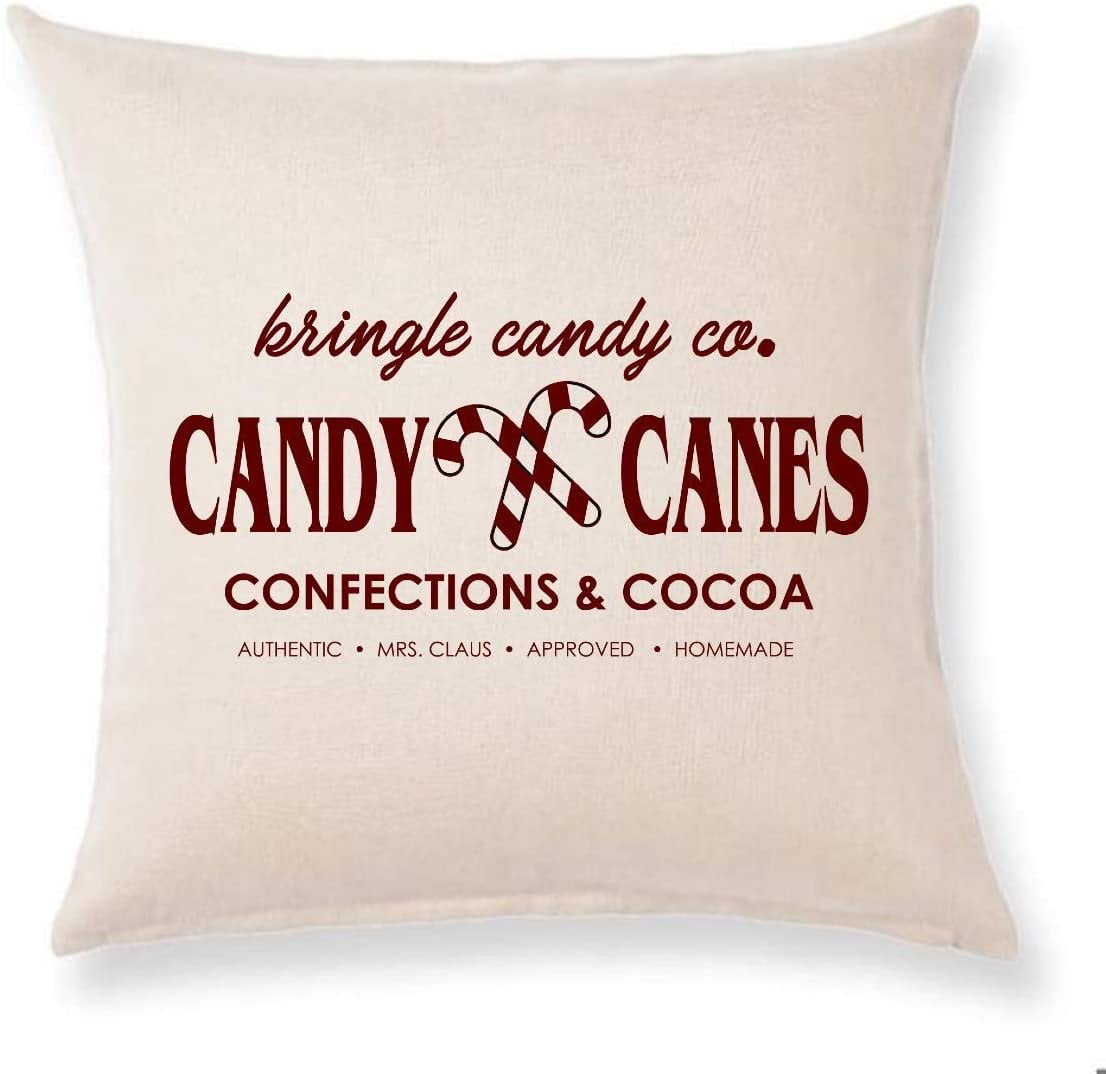 Christmas sign gift hot cocoa candy Kringle candy co sign candy canes