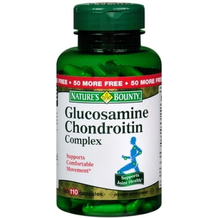 chondroitin glucosamine complex capsules bounty nature pack walmart