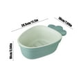 thumbnail image 3 of TIMIFIS Double Drainage Basket Double Layer Strainer Basket with Water Release Ergonomic Grip Versatile for Kitchen Use Rinse and Serve Produce Vegetables Kitchen Gadgets, 3 of 6