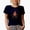Navy Blue, variant on Life Was Meant for Campfire Stories, Camping Bonfire Art Merch Gift, Black T-Shirt, Large