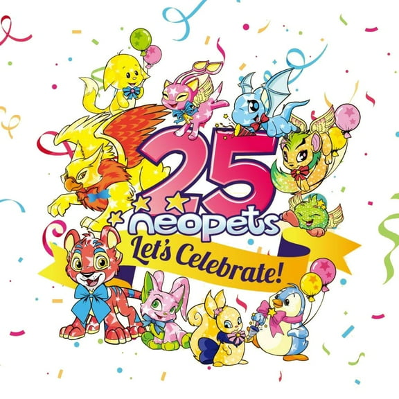 Neopets Battledome Trading Card Game 25th Anniversary Booster Pack (5 Cards)