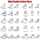 thumbnail image 2 of 30PCS Cookie Cutters,Small Molds Clay Cutters,Stainless Steel Mini Cookie Cutters DIY Baking Pastry Cutters, 2 of 5