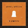 thumbnail image 2 of Pela Studio 15x15 White Modern Wood Framed Museum Art Print Titled - Spooky Cuties III Ghost, 2 of 4