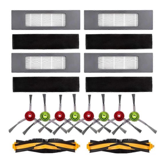 Repuestos para el cepillo lateral principal y el filtro HEPA de la aspiradora robot Deebot OZMO 920, 950, T5 y T8