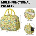thumbnail image 6 of Womens Colorful Cartoon Dinosaurs Lunch Box for Work,Insulated Lunch Bag for Women,Loncheras Para Mujer,Leakproof Adult Lunch Bag for Work,Beach,Travel,Picnic,Camping, 6 of 7