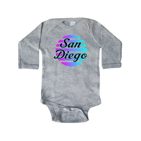 

Inktastic San Diego California Sunset Gift Baby Boy or Baby Girl Long Sleeve Bodysuit