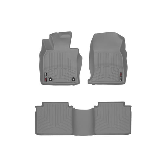 WeatherTech Custom Fit FloorLiners compatible with 2020-2024 Toyota Camry - 1st & 2nd Row, Grey