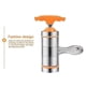 thumbnail image 3 of Stainless Steel Noodle Maker Manual Pasta Machine with 7 Press Molds for Ravioli Spaghetti Lasagna, 3 of 5