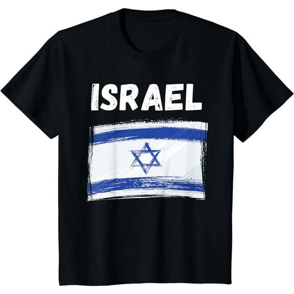 Israel Flag Holiday Vintage Grunge Israeli Flag T-Shirt