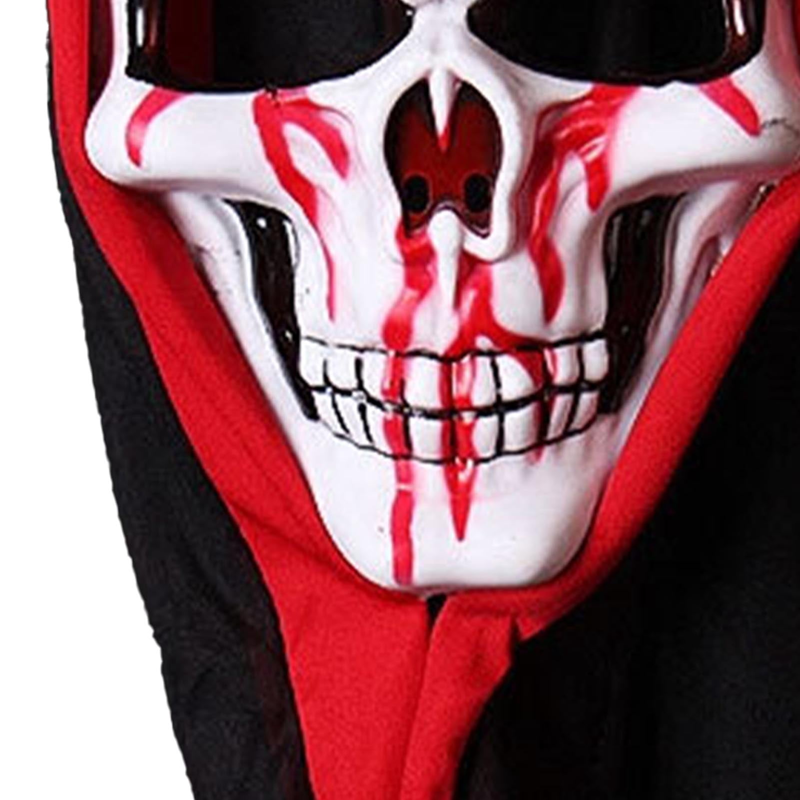 Máscara De Calavera De Halloween Con Mandíbula Móvil – Casco De Esqueleto Realista Para Cosplay, Fiestas Y Bromas, Hecho De ABS