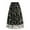 C588 Black, variant on Gbsyewxs Womens Skirts Midi Skirt High Elastic Waist Floral Embroidery Layered Tulle Elegant Summer Women'S Skirts Black