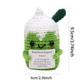 thumbnail image 3 of Super lindo hecho a mano juguetes de hilo suave y abrazable animales de peluche para niños adorables muñecas de punto perfecto cumpleaños ideal para niños y de colección, 3 of 6