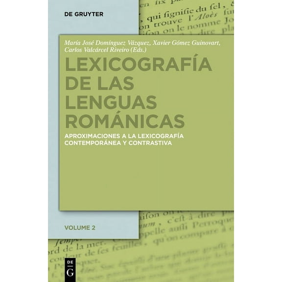 LexicografÃ­a de las lenguas romÃ¡nicas, (Hardcover)