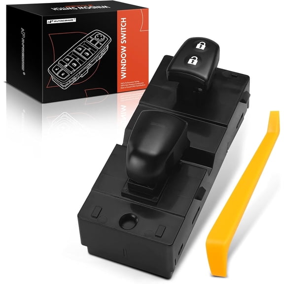 A-Premium Power Window Switch Compatible with Nissan Rogue 2014-2019, Sentra 2013-2019, Leaf 2011-2022, 12 Pins, Front Right Passenger Side, Replace# 254111KA5A