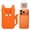 orange, variant on Fox-Shaped Phone Holder for Beach Bag White