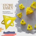 thumbnail image 4 of Mini Painting Stands for Canvas and Cabinet Door Risers Pouring Paint Support Yellow Plastic, 4 of 6