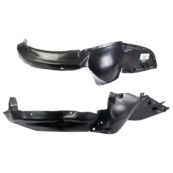 TRQ Front Inner Fender Liner Set Fits Select 2008 Chevrolet Malibu GM1248140 GM1249201