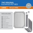 thumbnail image 3 of Cama Elevada para Mascotas Coolaroo Grande Gris, 3 of 6
