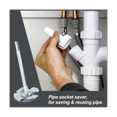 thumbnail image 4 of 2 Pouces PVC Joint de Tuyau d'Eau Bit Protecteur de Joint Coupe-Tuyau Interne, 4 of 5