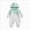 C116-Light Green, variant on 6-12 Months Newborn Preemie Boys Girls Underwear Pajamas Rompers Baby Boys Girls Bodysuits Baby Hooded Jumpsuit Brown Rompers Baby Gift