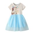 thumbnail image 1 of 2022 Disney Encanto película Madrigal Niñas Vestido de verano unicornio dibujo de dibujos animados malla princesa Vestido Casual Vestido niños ropa 10-12T Gao Jinjia LED, 1 of 2