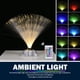 thumbnail image 5 of Luz De Fibra Óptica Lámpara de festival RGB con control táctil de luz de fibra óptica LED 1800mAh (color mármol), 5 of 7