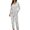 R141-Khaki, variant on RMGVDSD Plaid Pajama Sets for Women Casual Lapel Button Down Sleepwear Long Sleeve Pajamas Long Pants Two Piece Suit Holiday Loungewear