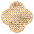 thumbnail image 1 of Brooch Pin Flower Twist Shape Sparkling Rhinestones Imitation Pearls Decor Scarf Buckle Sweaters Collars Hats Bags Coats Scarves Accessory, 1 of 8