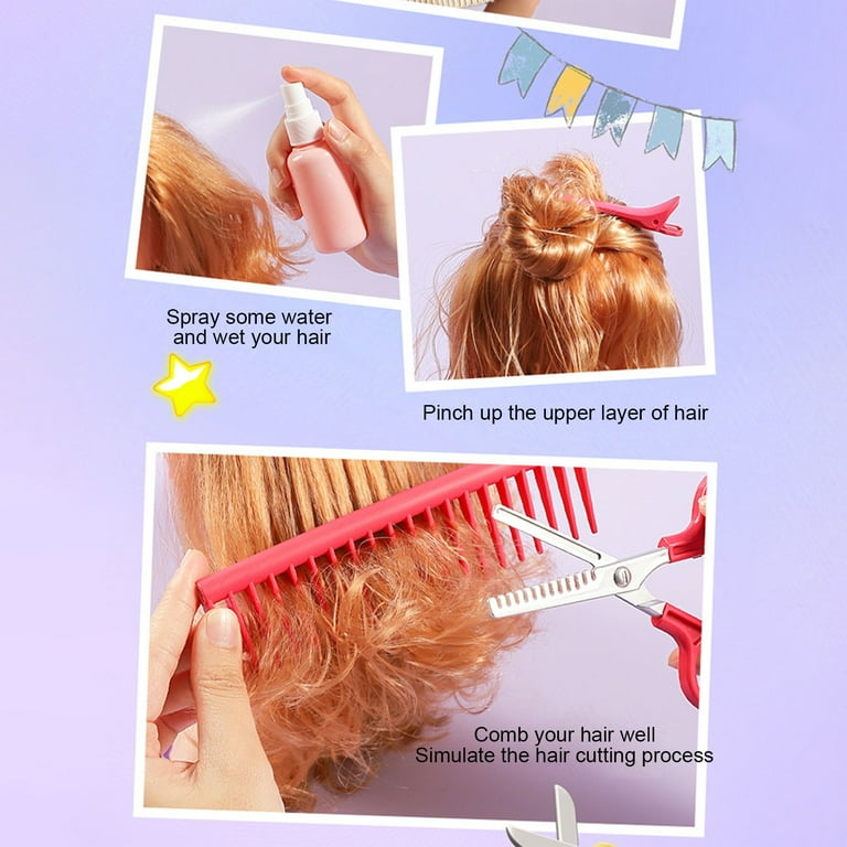 Kids Barber Play Set Hair Dryer Clipper Pretend Role Play Toys