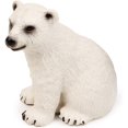 thumbnail image 5 of Holzlrgus Polar Animal Toy Figurines Set, Includes Polar Bear Family & Emperor Penguin Family Figures, 5 of 6