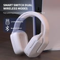 Whisper Gming Headset Wired/BT5.3/2.4G Stereo Surround Sound Gaming Headphones with Noise