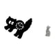 thumbnail image 5 of Reloj de pared,Reloj de pared decorativo para baño o dormitorio,Reloj de pared para gatos silencioso,sin tictac,ideal para regalar.,Figura de escritorio,Estatua de gato,linda decoración para, 5 of 8
