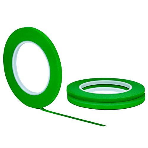 3 Pack 1/4" inch x 60yd STIKK Green Painters Tape 14 Day Easy Removal