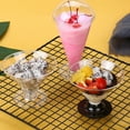 thumbnail image 3 of 10Pcs Disposable Martini Glasses Set Plastic Cocktail Glass for Parties Weddings Desserts Transparent Cups for Cocktails Champagne Ice Cream, 3 of 8