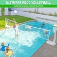 thumbnail image 2 of Gosports Splash Net Pro Pool Volleyball Net - Includes 2 Water Volleyballs And Pump - White Red Or Blue, 2 of 5