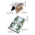 thumbnail image 5 of Lerpwige Folding Storage Chesses Game Board Set Exquisite Chesses and Checkers Game Travel Board Games for Adults, 5 of 14