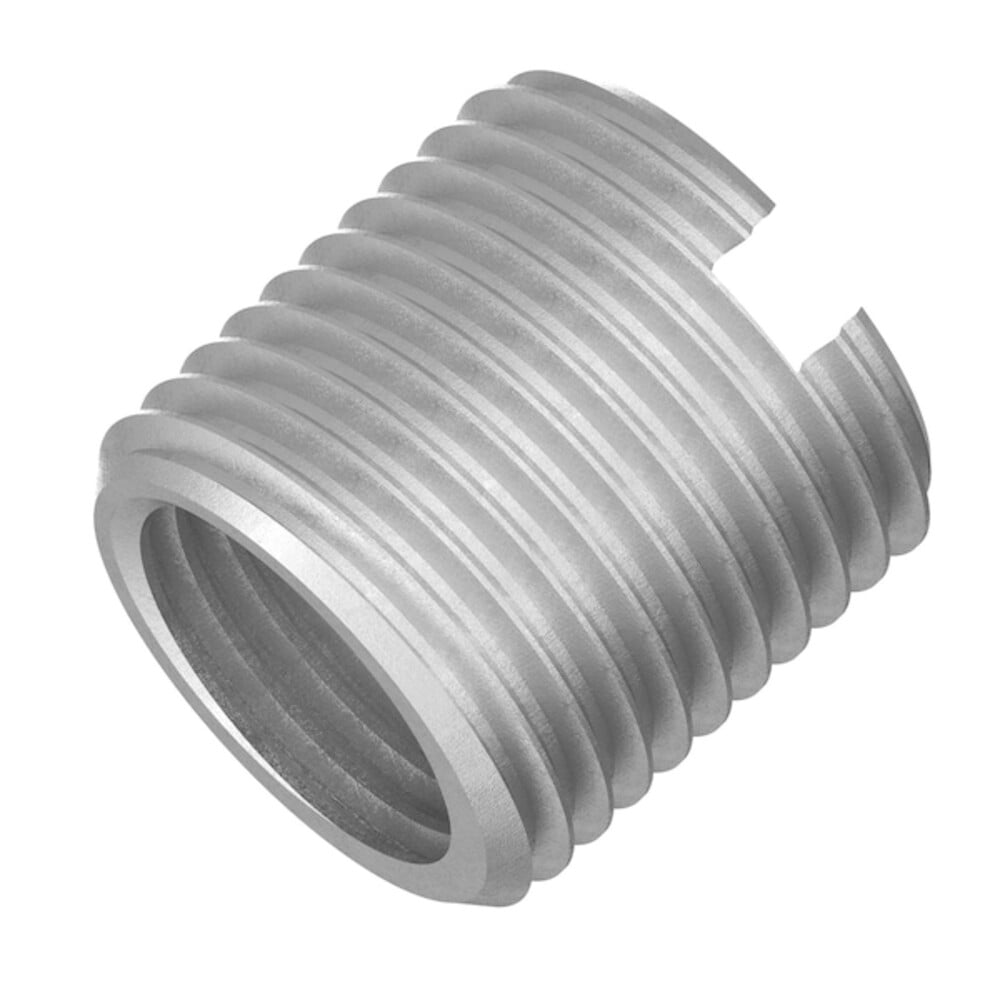 Thin Wall Self Locking Thread Insert, 1/2"-20 Int Thrd Sz, 18-8 Stainless Steel, 5 PK