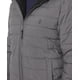 thumbnail image 2 of Campera acolchada con capucha para hombre IZOD, elástica, con forro sherpa, gris, XXL, 2 of 2