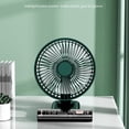 thumbnail image 3 of Ventilador de Escritorio, Mini Ventilador USB, Reloj de Oficina Portátil, Ventilador Pequeño Oscilante, Ventilador de Batería de Larga Duración, 3 of 5
