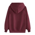 thumbnail image 3 of One opening Fashion Women Long Sleeve Hoodies Casual Pullover Sweatshirts Tops with Pocket, 3 of 3