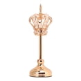 thumbnail image 3 of Candle Holder Ornaments,Crown Candlestick Decoration Electroplating Candle Holder Decoration Crown Candlestick Decoration High-Precision Functionality, 3 of 7