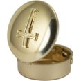 thumbnail image 3 of Cathedral Art Polished Brass PYX with Cross/Pill/Keepsake Box, 3 of 4