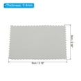thumbnail image 2 of Unique Bargains 3.15x2.36' Jewelry Cleaning Cloth, 100Pcs Double-Sided Microfiber Polishing Cloth Light Gray, 2 of 5