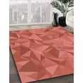 thumbnail image 3 of Ahgly Company Machine Washable Indoor Rectangle Transitional Tomato Red Area Rugs, 2' x 4', 3 of 7