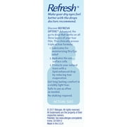 Refresh Optive Advanced Lubricant Eye Drops Artificial Tears, 20 ml, 2 Bottles