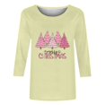 thumbnail image 4 of Qertyioot Sweat-Shirt Décontracté de Noël pour Femmes, Manches Longues Col Rond Imprimé Ample, 4 of 5