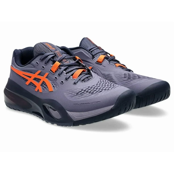 ASICS GEL-RESOLUTION X AC "WIDE" 1041A487 500 Greyish Purple Nova Orange Tennis