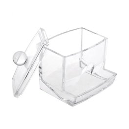 Lot De 4 Boîtes À Crayons Transparentes Empilables Pour Fournitures De