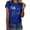 Blue, variant on Women's Team Bride Party T-Shirt, Bridesmaid Crew Neck Tee, Short Sleeve Casual Top for Bridal Party, 5 Colors, Sizes S-XXL